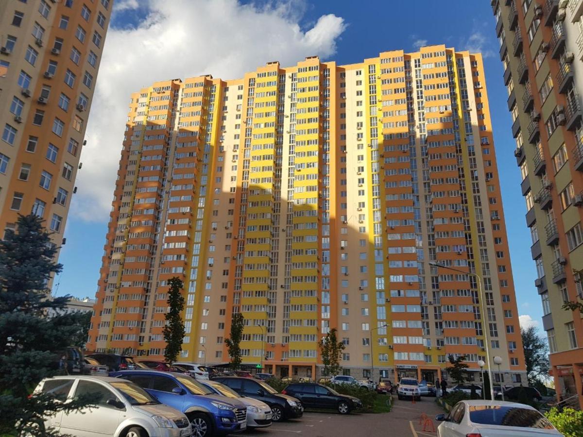 קייב Стильная И Уютная Квартира В Новом Доме На Оболони מראה חיצוני תמונה